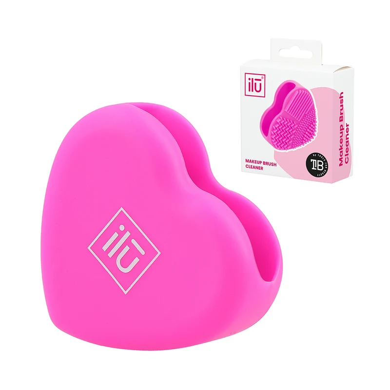 Ilū Make Up Brush Cleaner Hot Pink - tapis de nettoyage des pinceaux