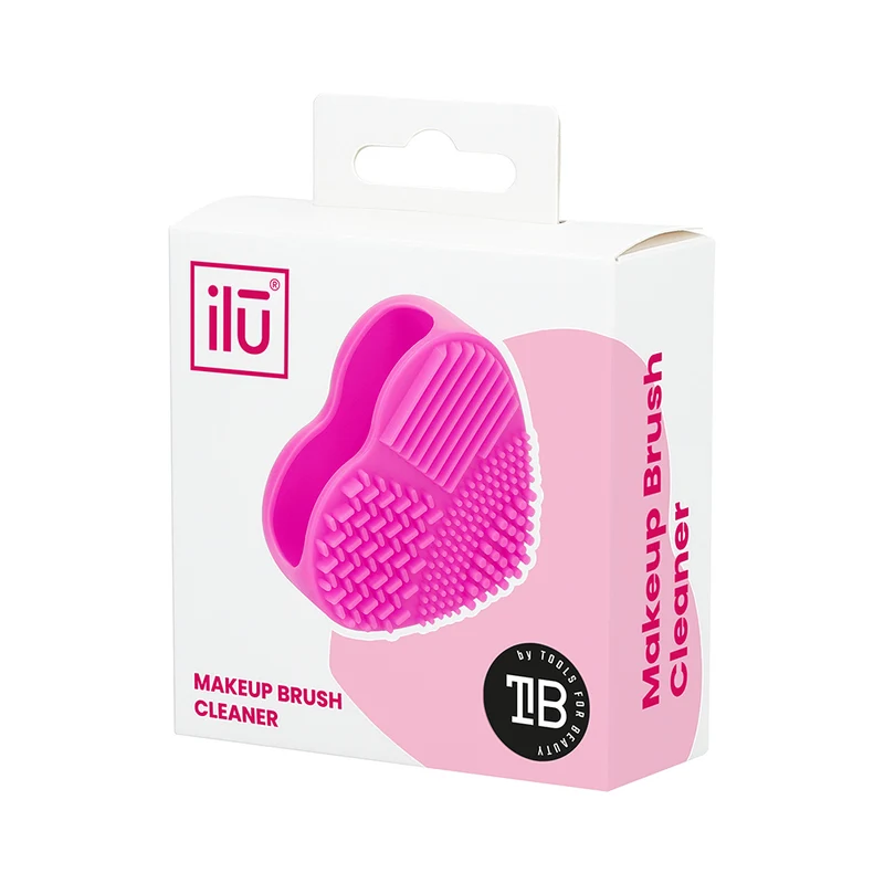 Ilū Make Up Brush Cleaner Hot Pink - tapis de nettoyage des pinceaux