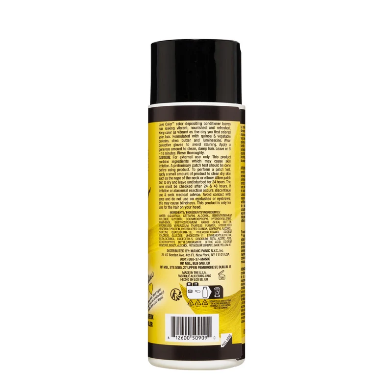 Manic Panic Love Color Mask Yellow Heart 236ml - conditionneur colorant