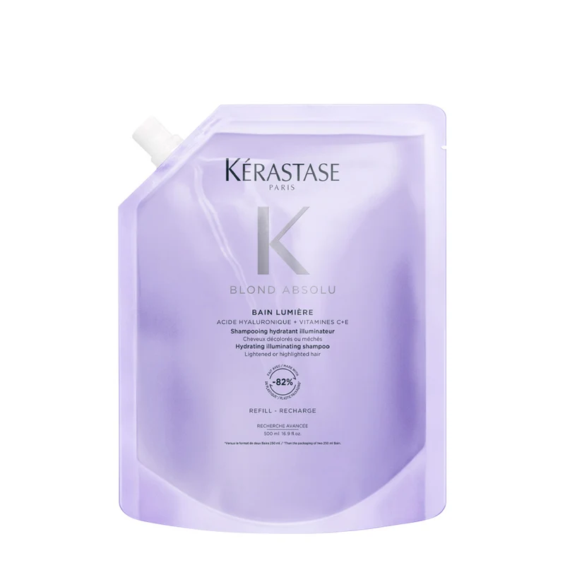 Kerastase Blond Absolu Bain Lumiere Refill 500ml - éco-recharge shampooing cheveux blonds