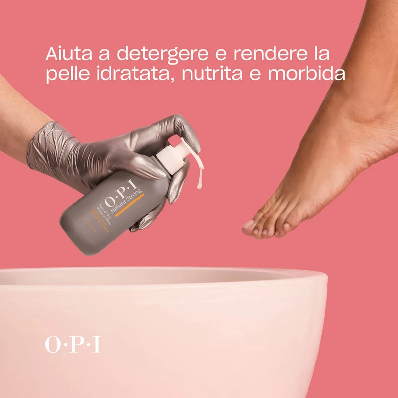 OPI Nature Strong Skincare Soften Up Pedi Soak 250ml - nettoyant hydratant pour les pieds