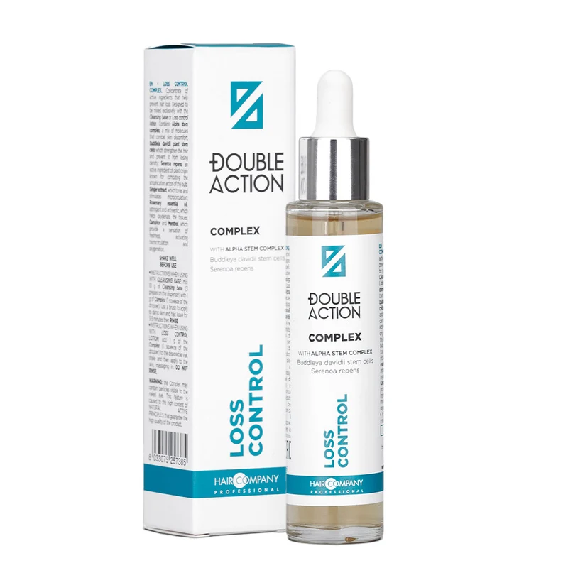 Hair Company Double Action Loss Control Complex 50ml - complexe prévention chute cheveux