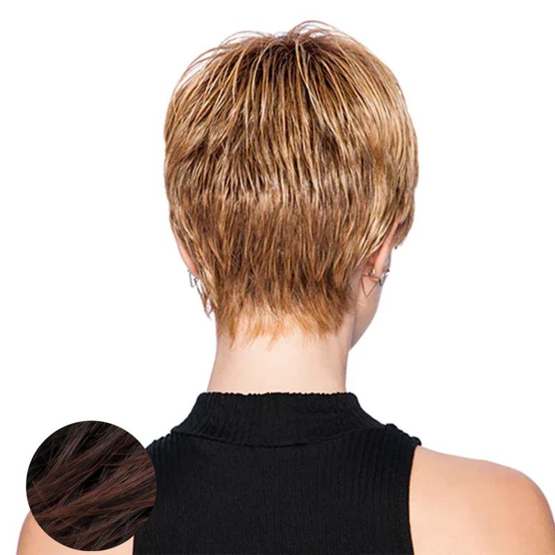 Hairdo Textured Cut Perruque marron cerise