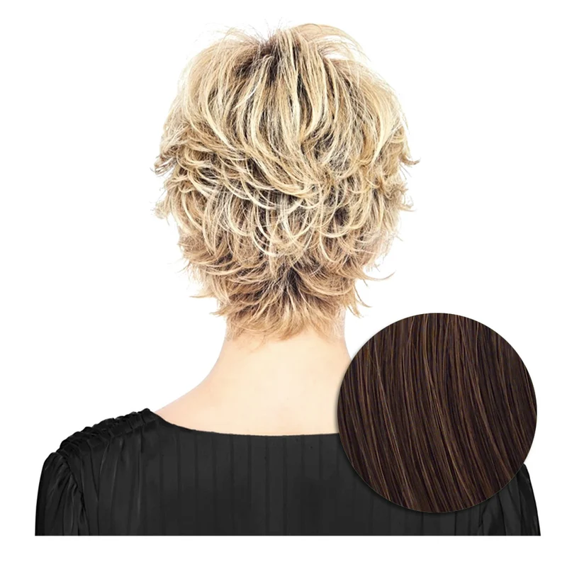 Hairdo Flirty Flip Perruque Marron Moyen Cuivré - perruque coupe courte