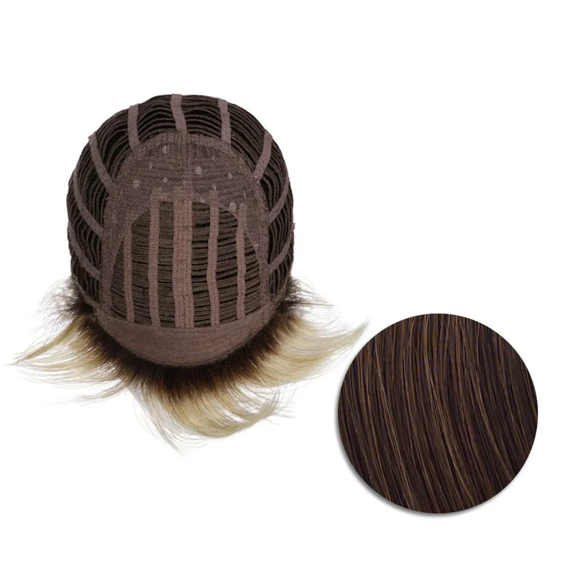 Hairdo Flirty Flip Perruque Marron Moyen Cuivré - perruque coupe courte