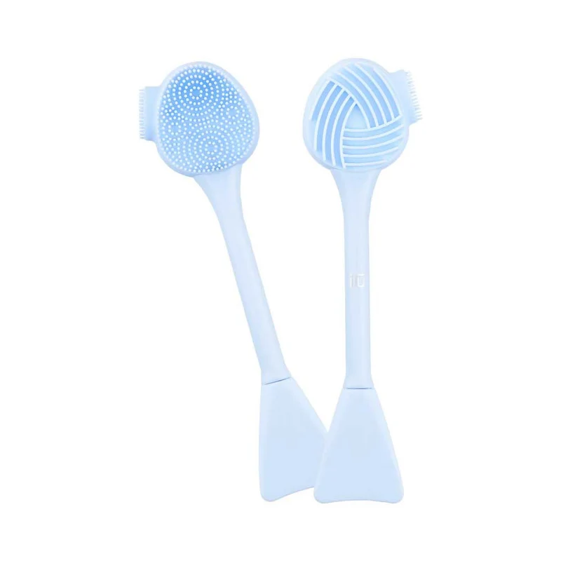 ilū Skin Care Face Brush Blue - brosse silicone pour le visage
