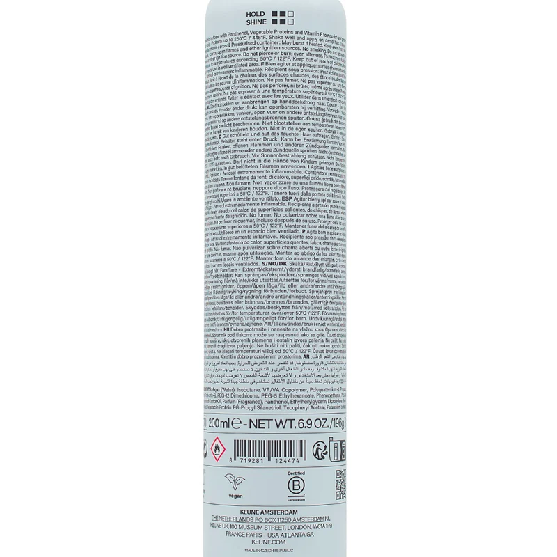 Keune Style Cashmere Cloud Strong Volume Foam 200ml - mousse volumisante