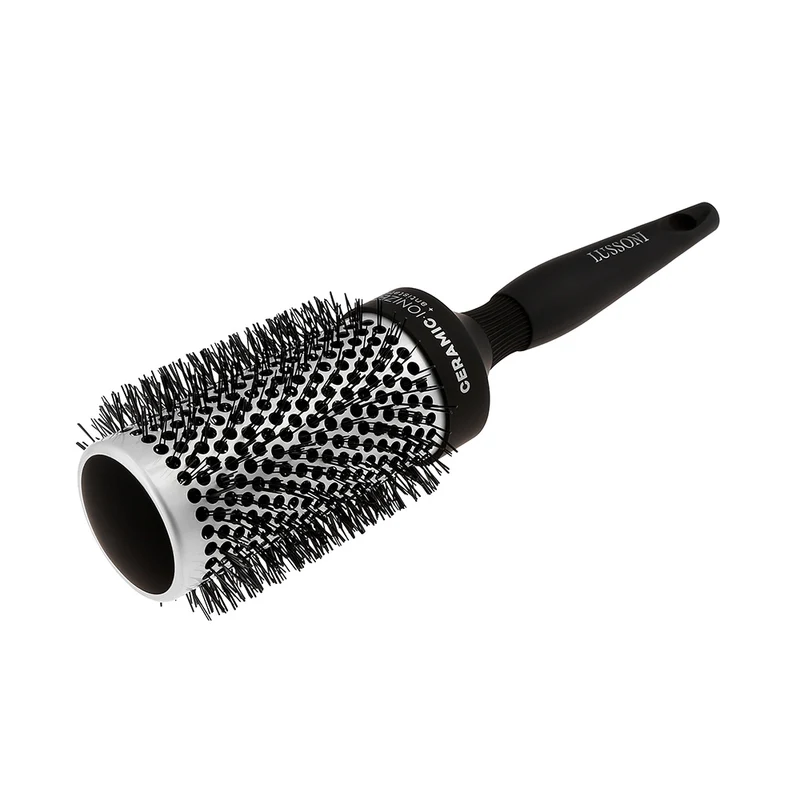 Lussoni Haircare Brush C&S Round Silver Styling 53mm - brosse ronde