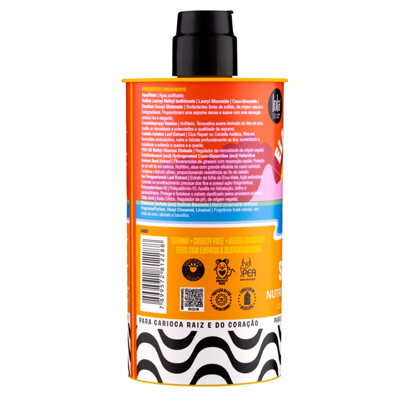 Lola From Rio Ela É Carioca Shampoo Nutritivo Revitalizante 500ml - shampooing nourrissant revitalisant