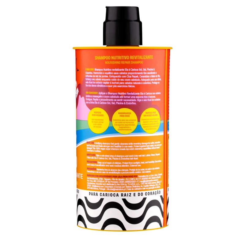 Lola From Rio Ela É Carioca Shampoo Nutritivo Revitalizante 500ml - shampooing nourrissant revitalisant