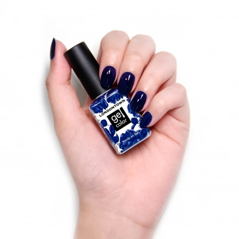 Londontown Gel Color Buckingham Blue 12ml - vernis à ongles semi-permanent bleu profond