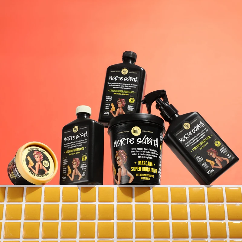 Lola From Rio Morte Súbita Shampoo Hidratante 250ml - shampoing cheveux abîmés