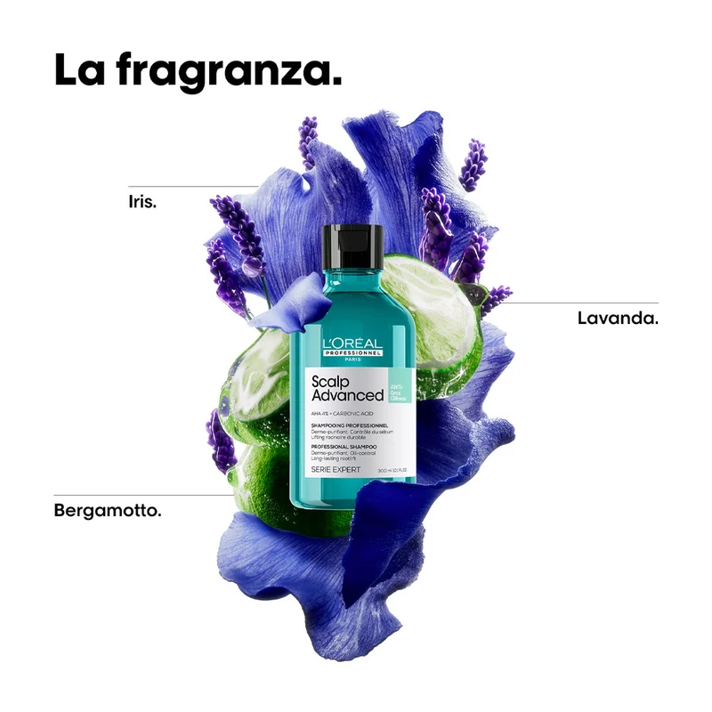 L'Oreal Professionnel Paris Scalp Advanced Anti-Oiliness Shampoo 300ml - shampooing séborégulateur