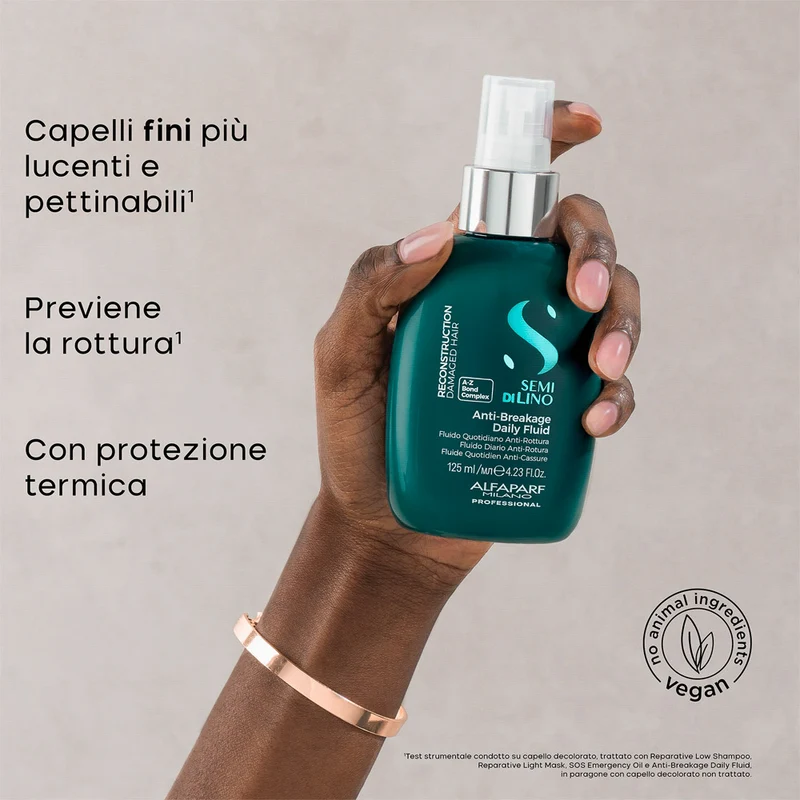 Alfaparf Milano Semi di Lino Reconstruction Reparative Anti-Breakage Daily Fluid 125ml - fluide anti-casse quotidien