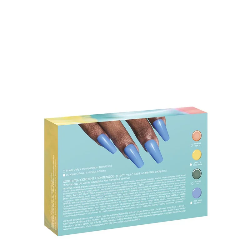 OPI Nail Laquer Make 'Em Jelly Summer 2025 Set Mini Pack 4x3.75ml - coffret vernis à ongles