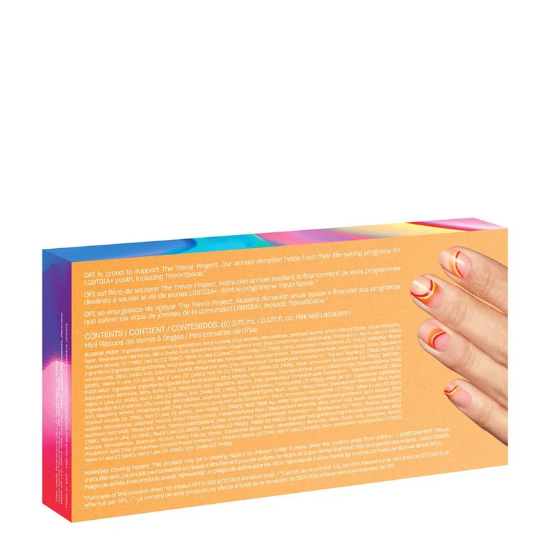 OPI Nail Laquer Make 'Em Jelly Summer 2025 Set Mini Pack 6x3.75ml - coffret vernis à ongles