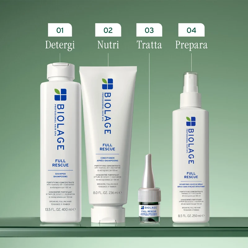Biolage Professional Hair Spa Full Rescue Aminexil 6x10ml - ampoules anti-chute