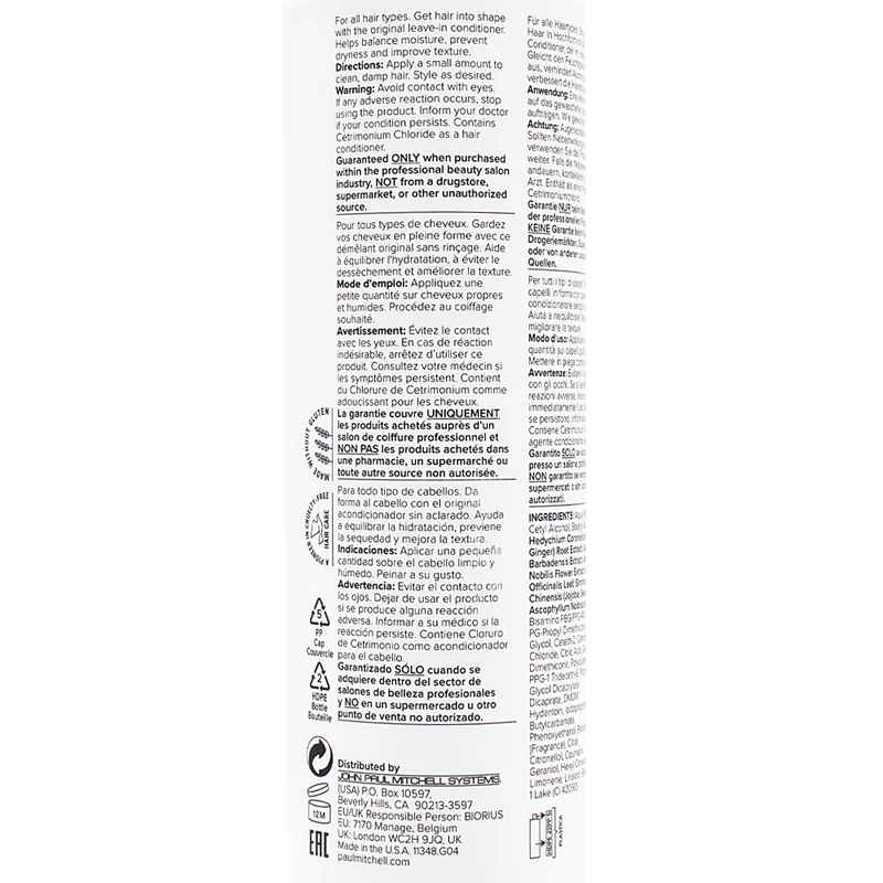 Paul Mitchell The Conditioner 500ml - conditionneur hydratant