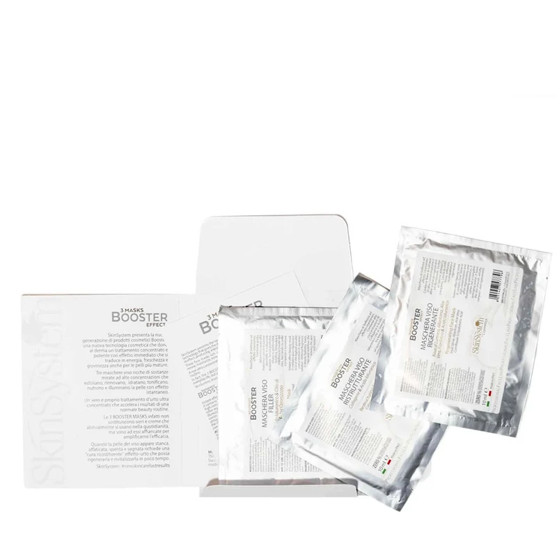 SkinSystem Masks Booster Effect 3pcs - masques en tissu