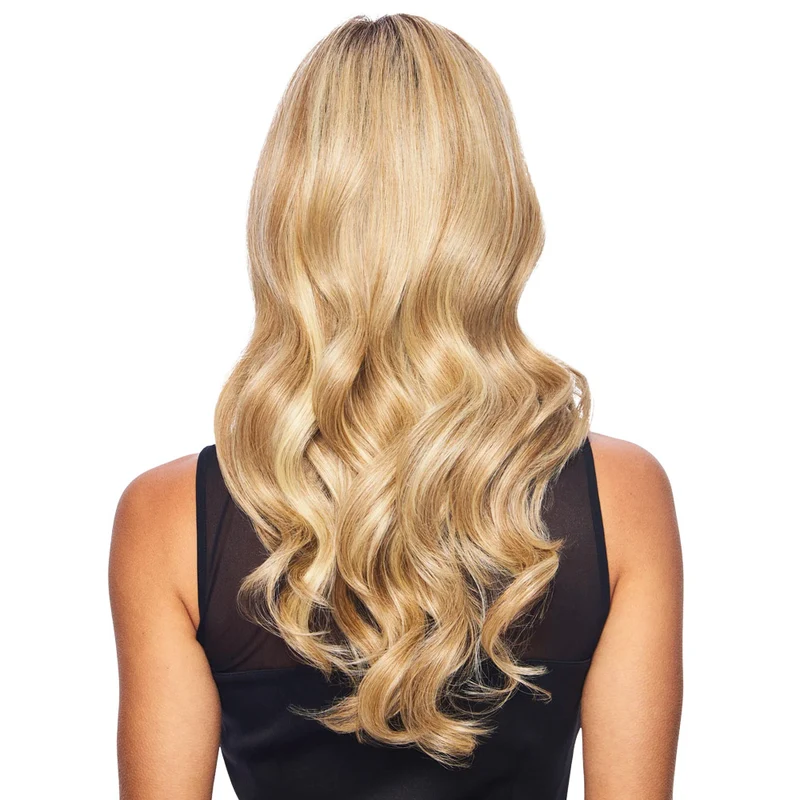Hairdo Wave Daze SS14/25 Blond Chaude avec Racine Marron - perruque coupe longue
