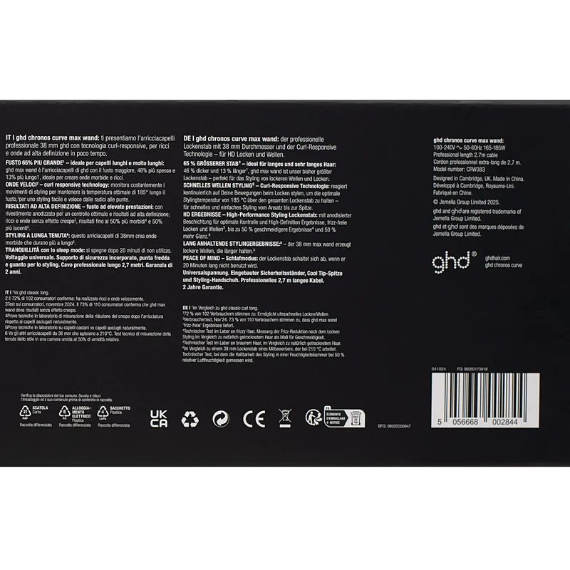 Ghd Chronos Curve Max Wand - fer à boucler pour ondulations douces
