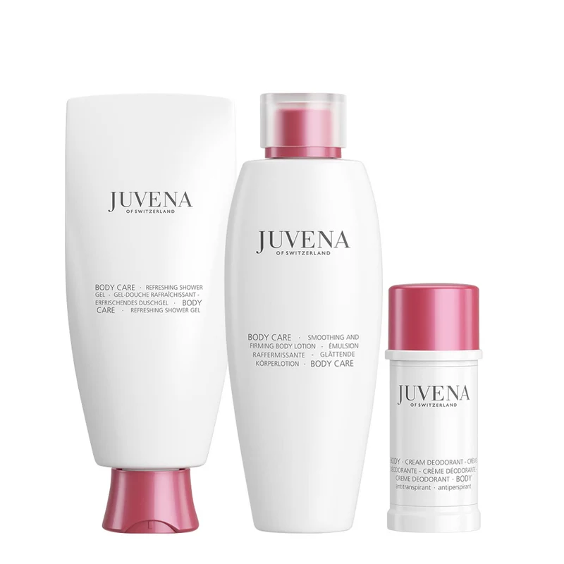Juvena Body Care Refreshing Shower Gel Daily Recreation 200ml Body Lotion 200ml Deodorant Daily Performance 40ml