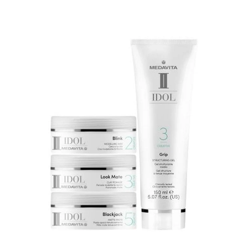 Medavita Idol Creative Blackjack Matte Paste 5 100ml - pâte mate tenue extrême