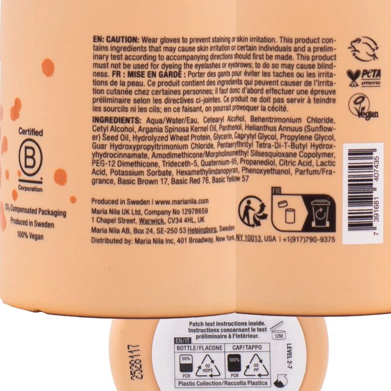 Maria Nila Colour Refresh Bright Copper 100ml - masque colorant