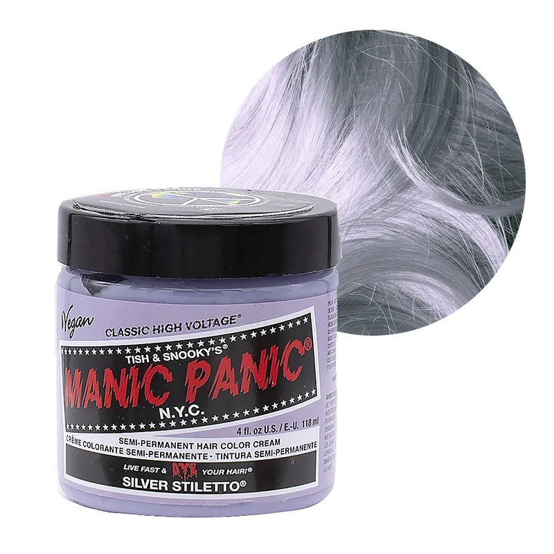Manic Panic Classic High Voltage Silver Stiletto 118ml - crème colorante semi-permanente