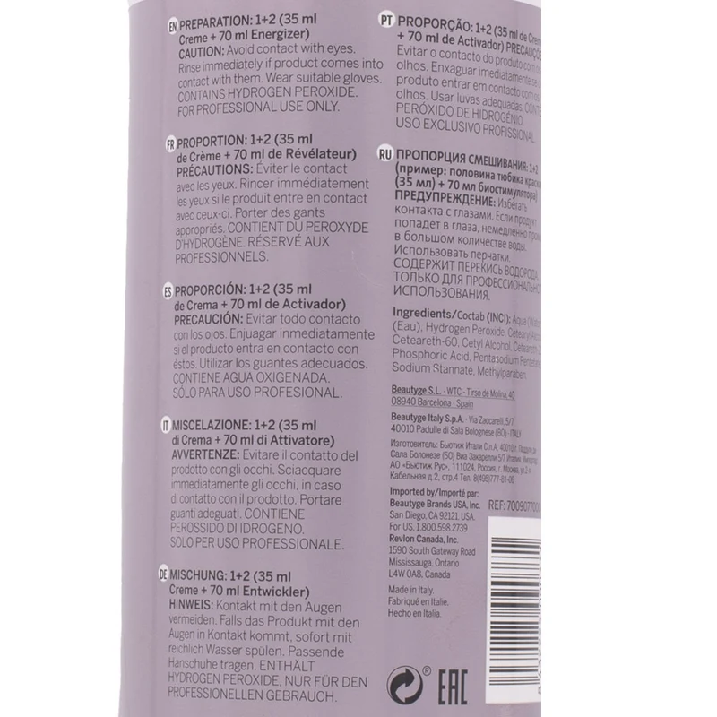 Revlon Young Color Excel Plus Energizer 4.5 % 15vol 900ml- crème oxydante