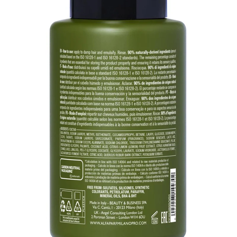 Alfaparf Milano Benvoleo Glossy Micellar Shampoo 275ml - shampooing micellaire brillant