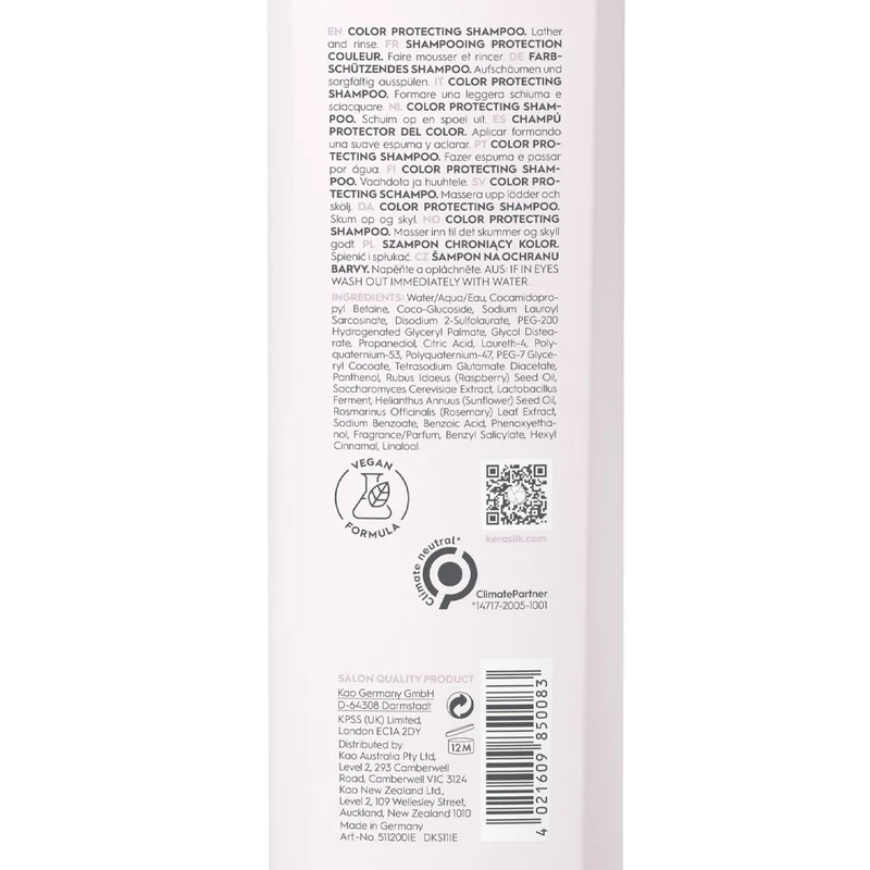 Kerasilk Essentials Color Protecting Shampoo 250ml - shampooing protecteur de couleur