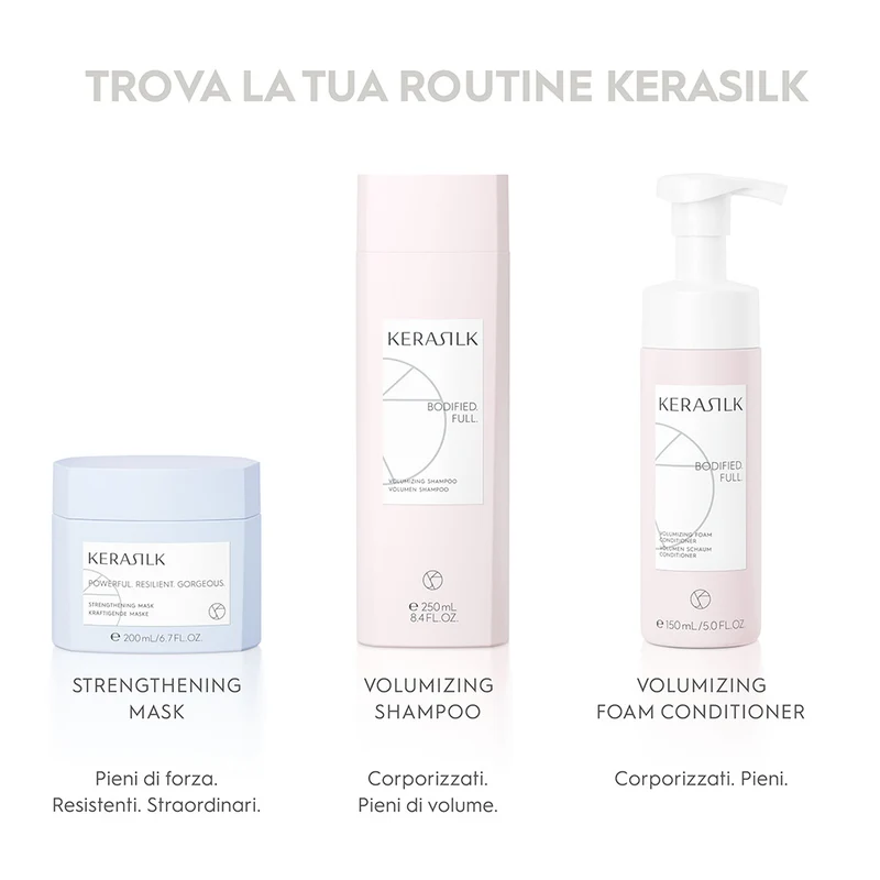 Kerasilk Essentials Volumizing Shampoo 250ml- shampooing volumisant