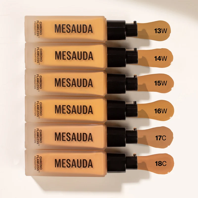 Mesauda Beauty Chrono Flawless Foundation 16W 30ml - fond de teint fluide longue tenue