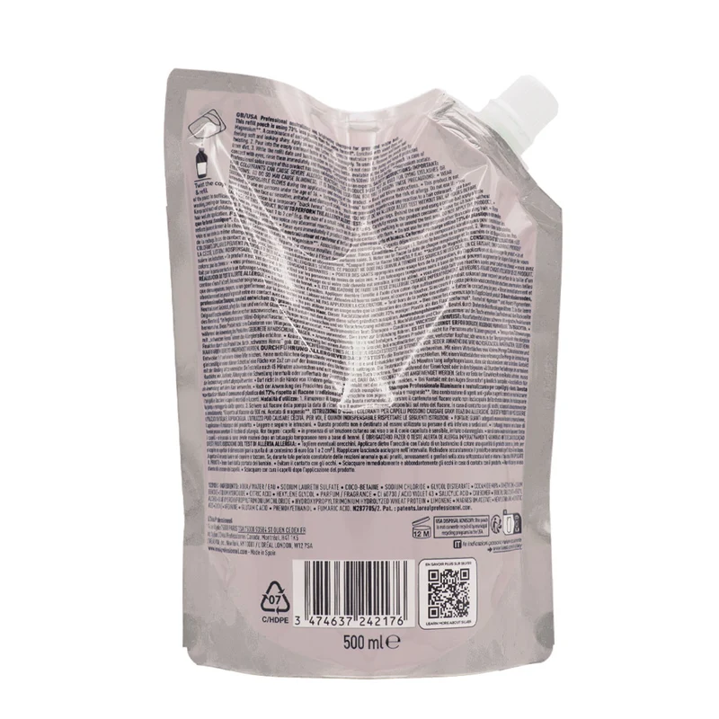 L'Oreal Professionnel Paris Serie Expert Silver Shampoo Refill 500ml - éco-recharge shampoing anti-jaunissement