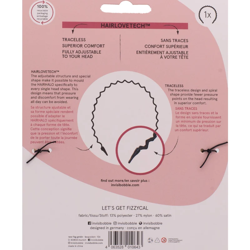 Invisibobble Hairhalo Let's get Fizzycal - bandeau ajustable