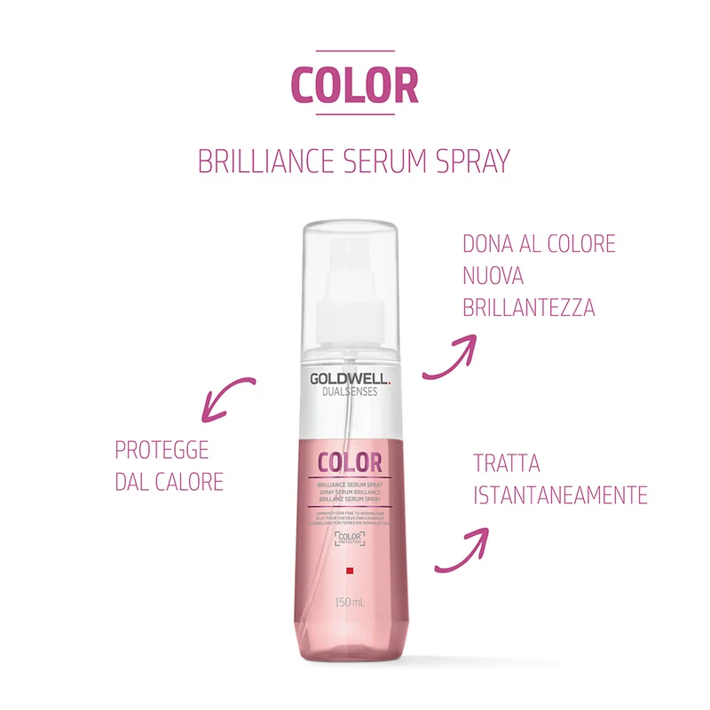 Goldwell Dualsenses Color Brilliance Serum Spray 150ml- sérum spray illuminateur pour cheveux fins et normaux