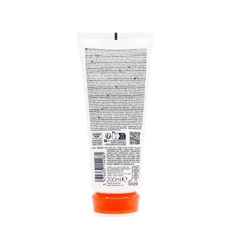 Kerastase Nutritive Lait Vital 200ml - après-shampooing nourrissant pour les cheveux secs