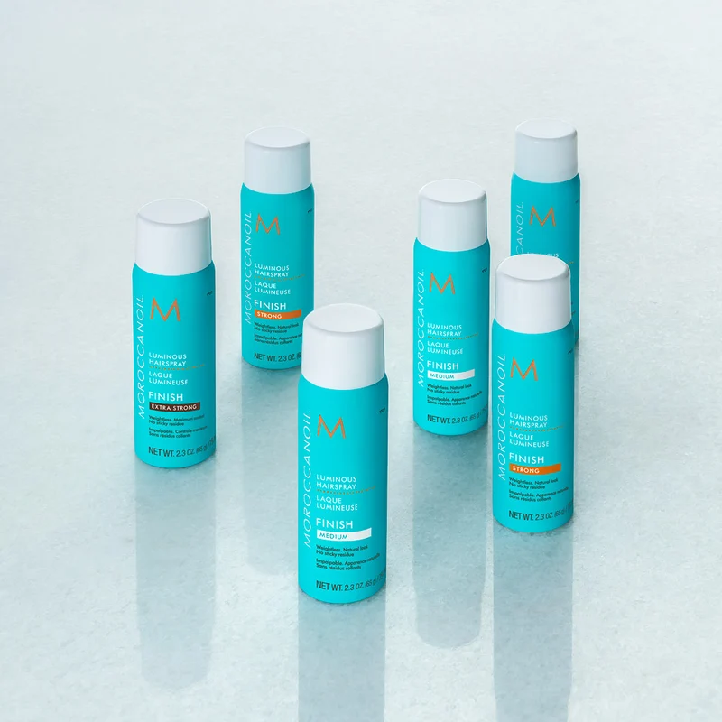 Moroccanoil Luminous Hairspray Finish Strong 75ml - fixation forte