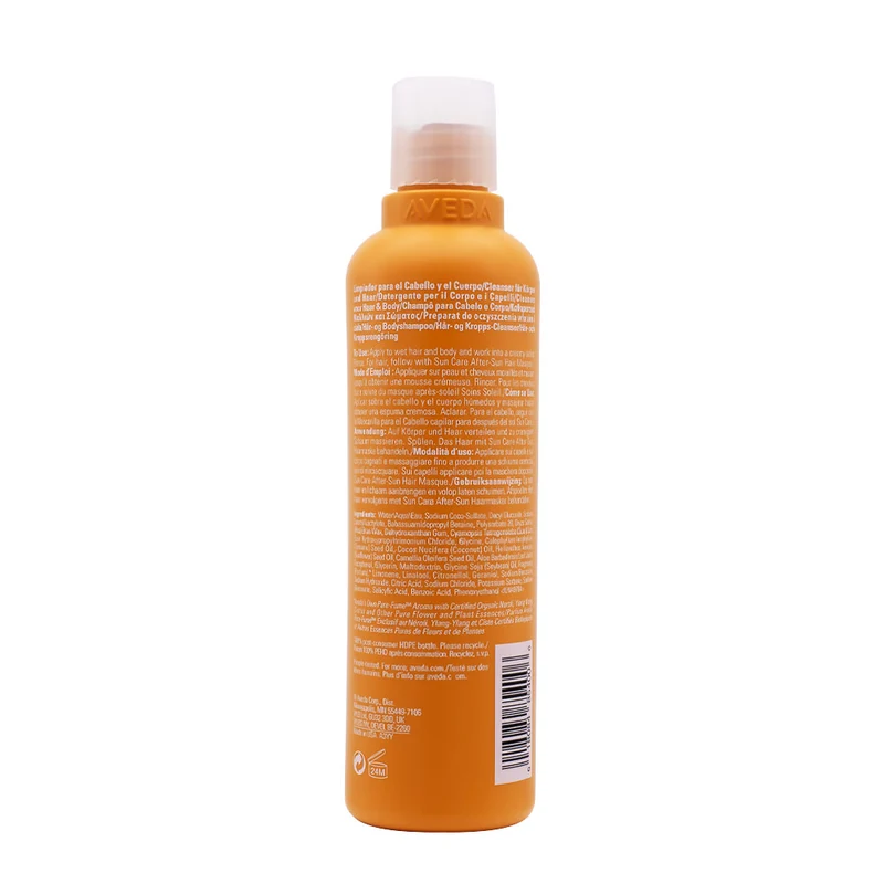 Aveda Sun Care Hair And Body Cleanser 250ml - shampooing douche après-soleil
