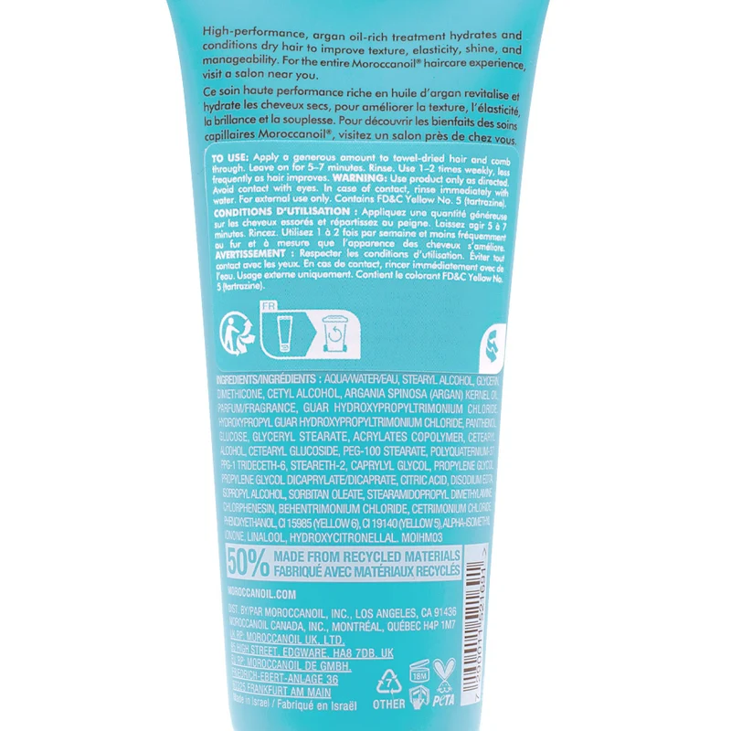 Moroccanoil Intense hydrating mask 75ml - masque hydratacion