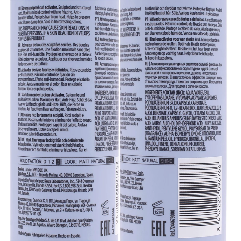 Revlon Style Masters Curly 3 Fanaticurls 150ml - activateur de boucles