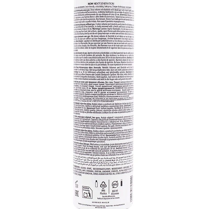Selective Professional Now Next Generation Blow Volumizing Finish 4/6 300ml - laque volumisante