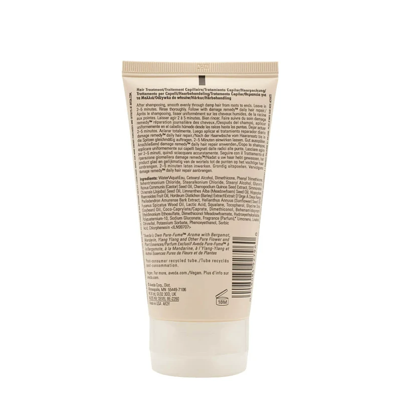 Aveda Damage Remedy Intensive Restructuring Treatment 150ml - masque restructurant cheveux abîmés