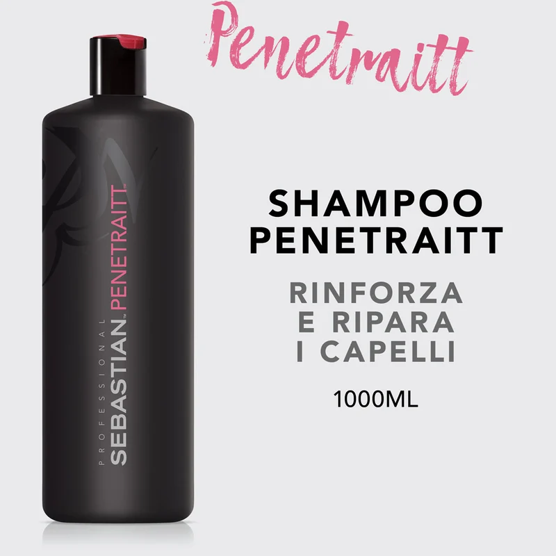 Sebastian Foundation Penetraitt Shampoo 1000ml - shampooing réparateur