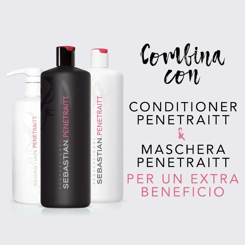 Sebastian Foundation Penetraitt Shampoo 1000ml - shampooing réparateur