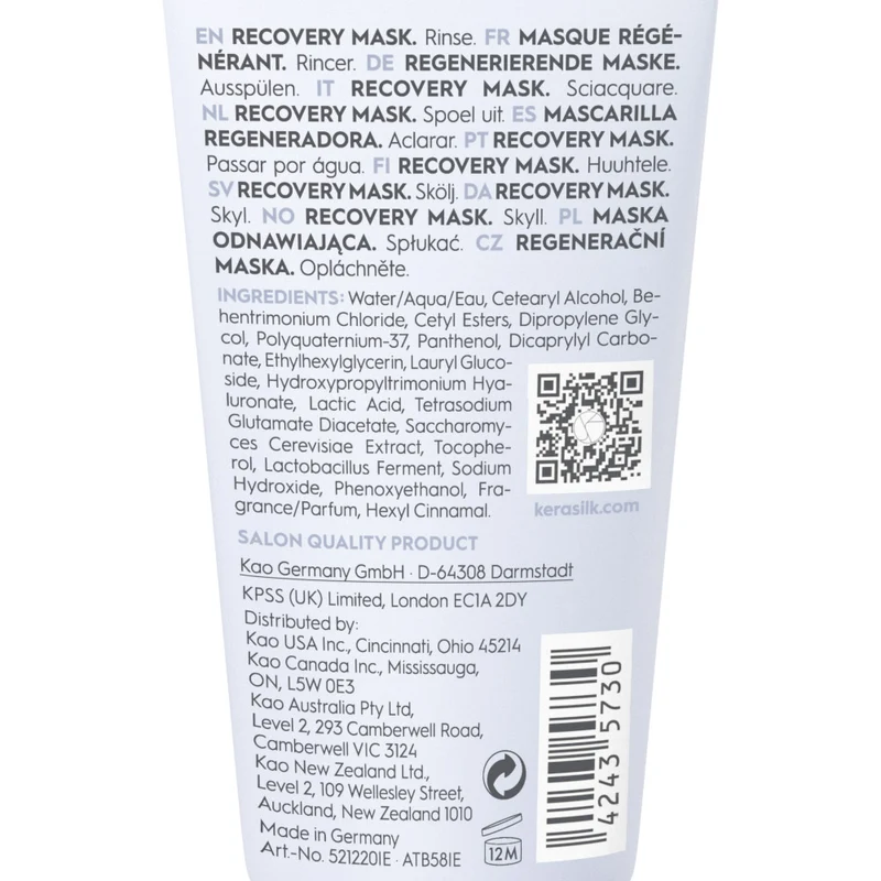 Kerasilk Specialists Recovery Mask 50ml - masque restructurant