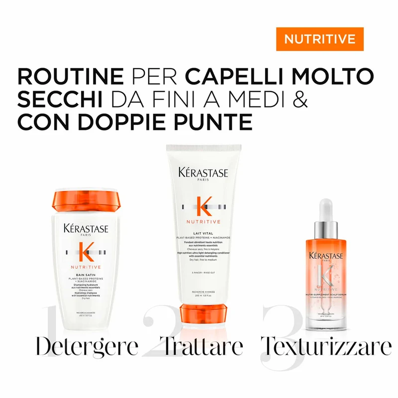 Kerastase Nutritive Nutri-Supplement Scalp Serum 90ml - sérum hydratant pour le cuir chevelu