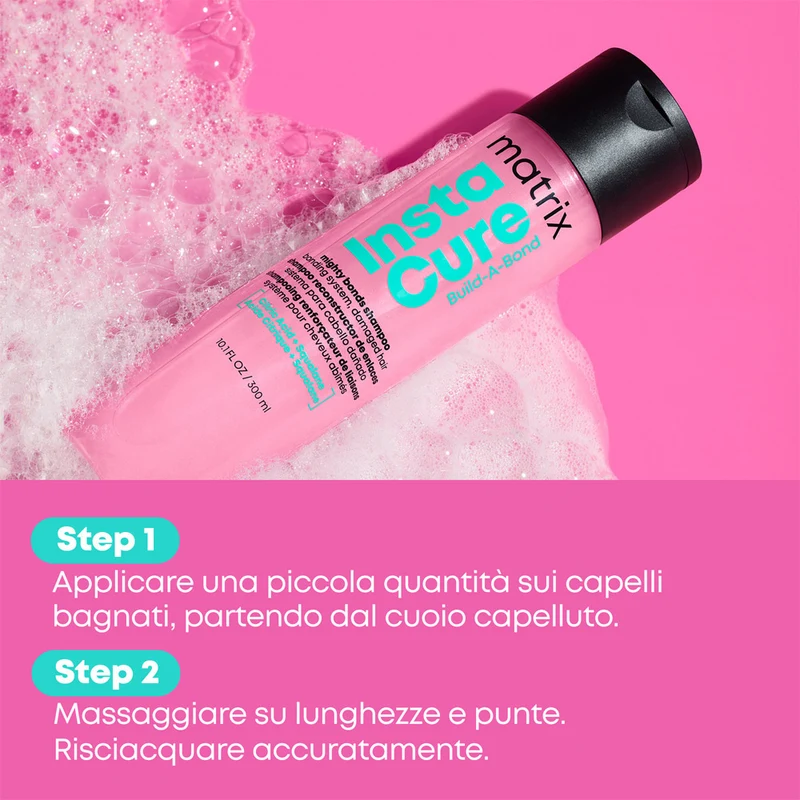 Matrix Instacure Build A Bond Shampoo 300ml - shampooing cheveux abîmés
