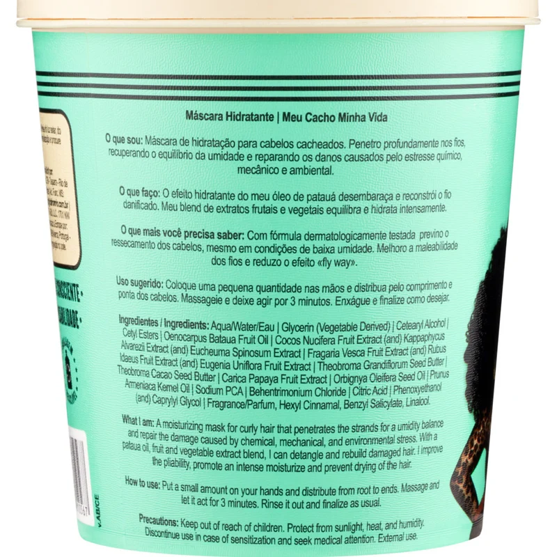 Lola From Rio Meu Cacho Minha Vida Máscara Hidratante 450gr - masque hydratant